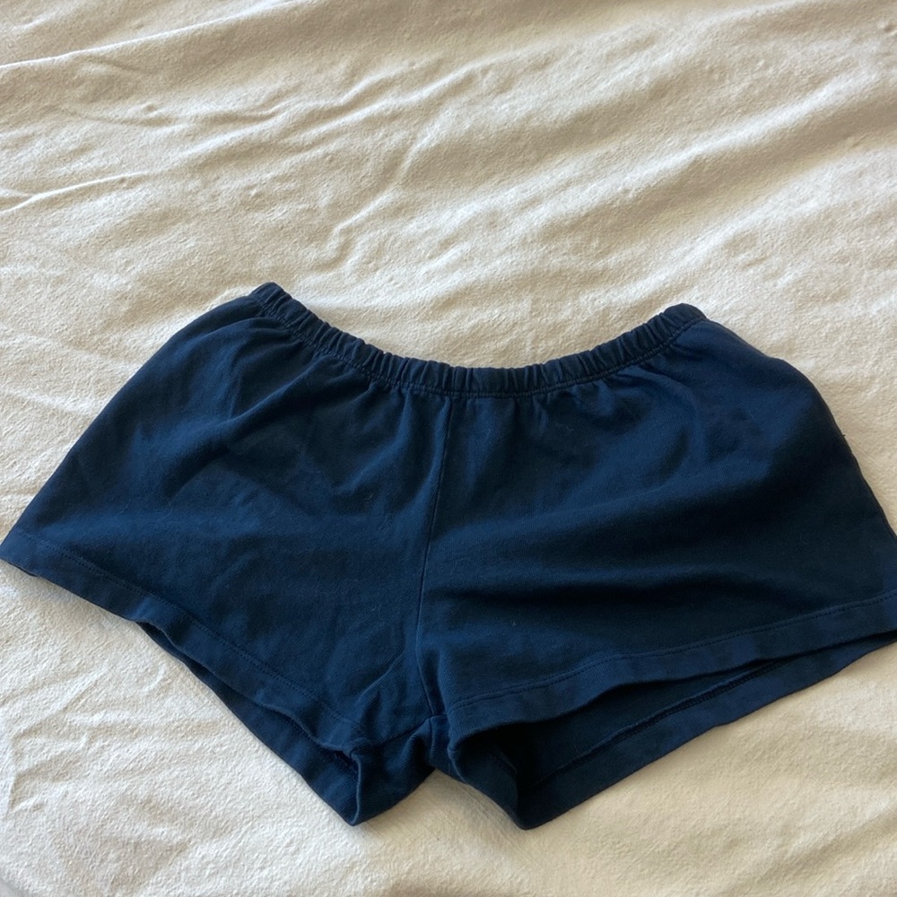 Navy blue brandy Melville one size trendy shorts brand new with tags